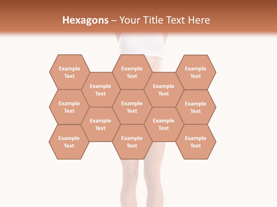 One Yoga Figure PowerPoint Template