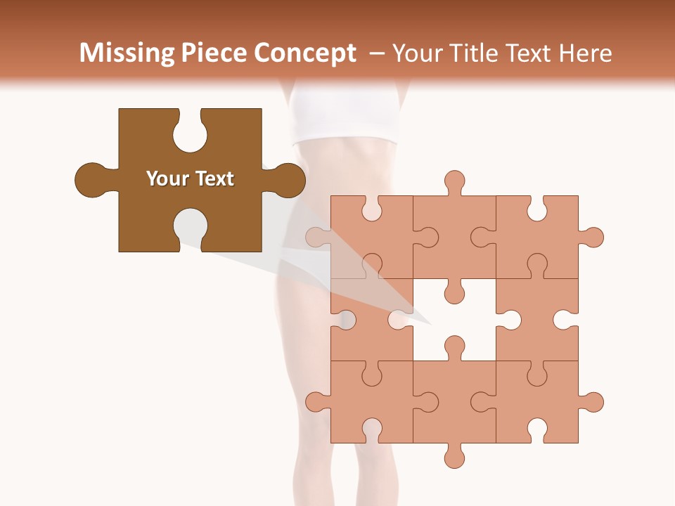 One Yoga Figure PowerPoint Template