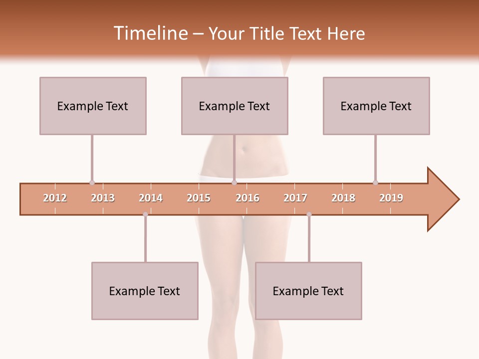 One Yoga Figure PowerPoint Template