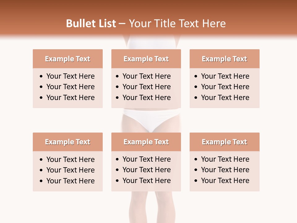 One Yoga Figure PowerPoint Template