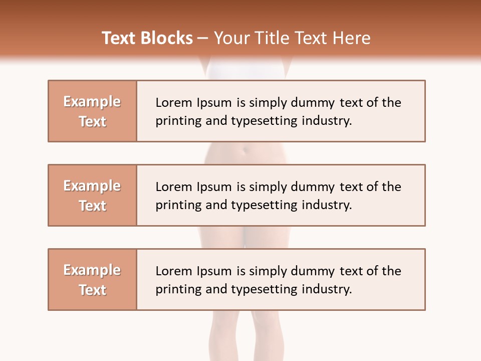 One Yoga Figure PowerPoint Template