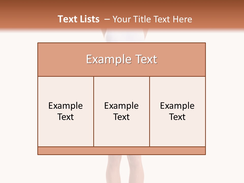 One Yoga Figure PowerPoint Template