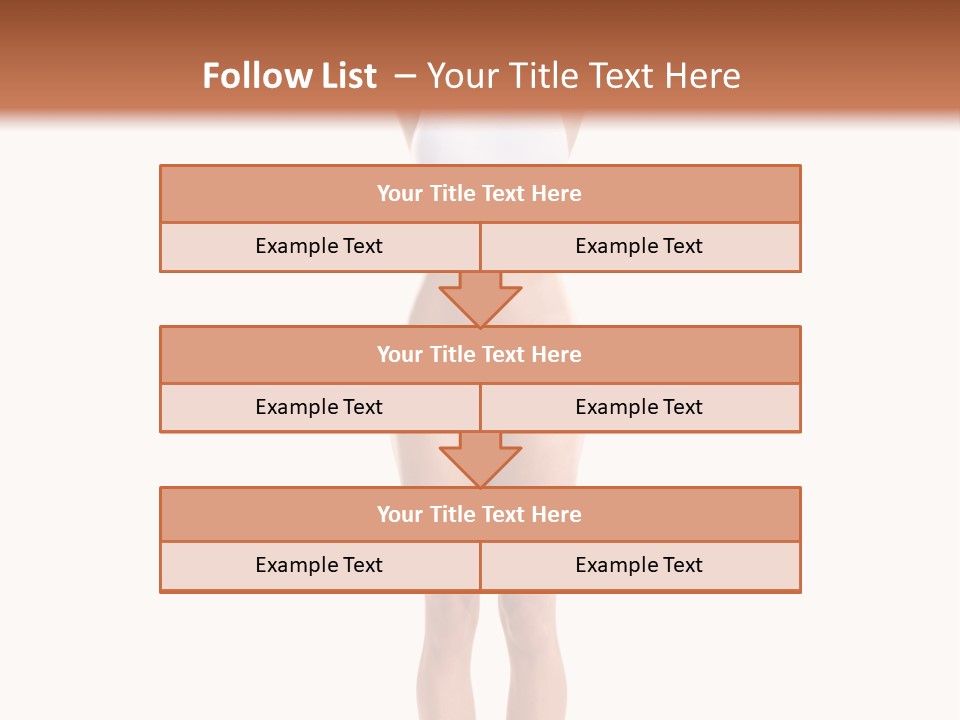 One Yoga Figure PowerPoint Template