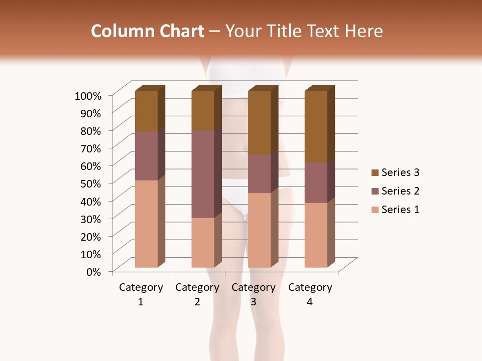 One Yoga Figure PowerPoint Template