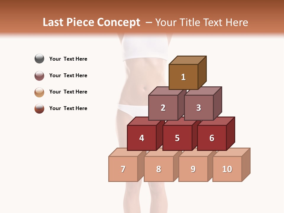 One Yoga Figure PowerPoint Template