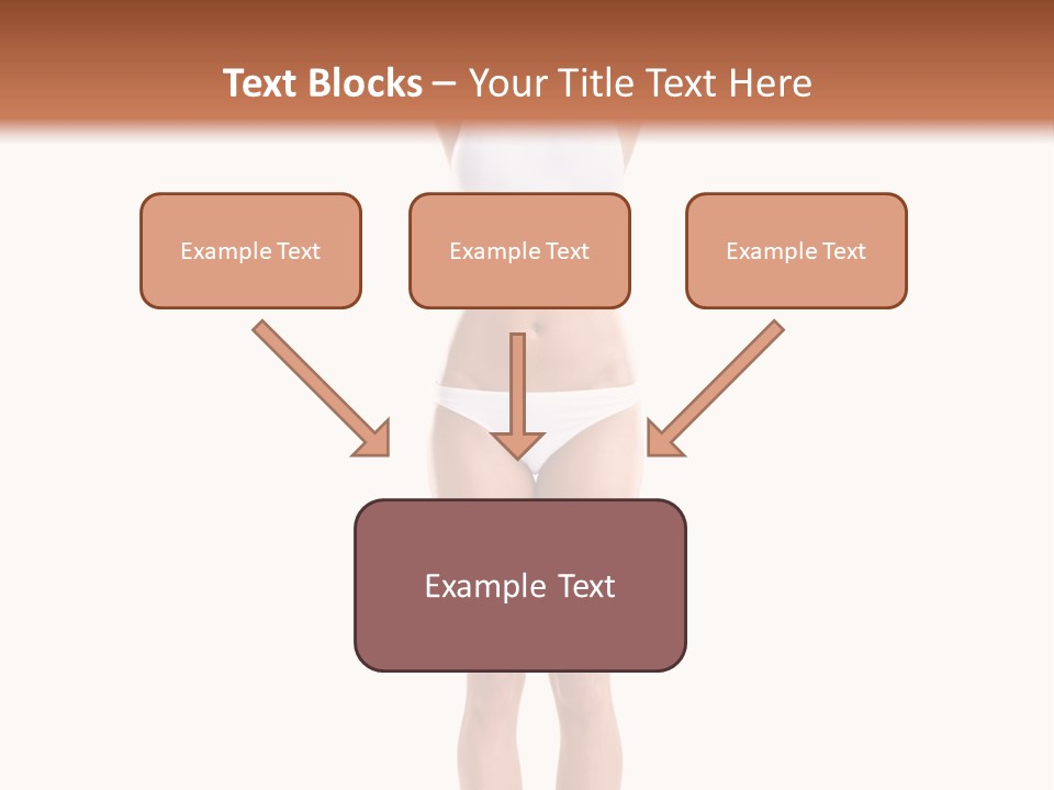 One Yoga Figure PowerPoint Template