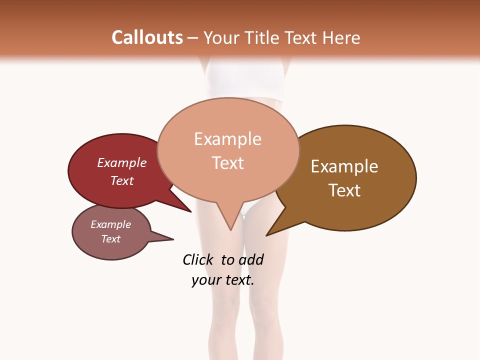 One Yoga Figure PowerPoint Template