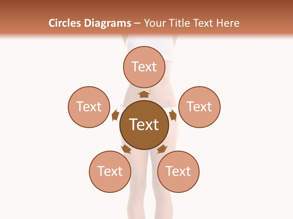 One Yoga Figure PowerPoint Template