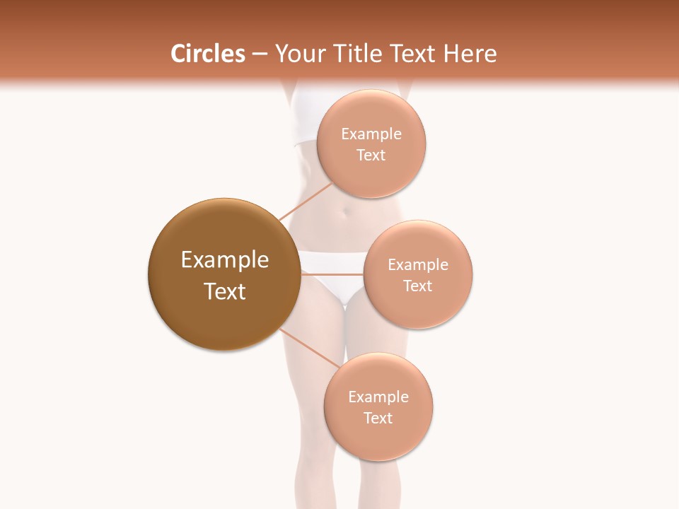 One Yoga Figure PowerPoint Template