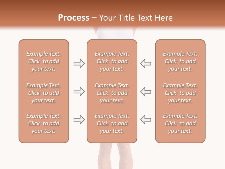 One Yoga Figure PowerPoint Template