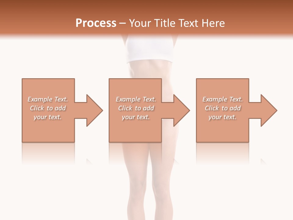 One Yoga Figure PowerPoint Template