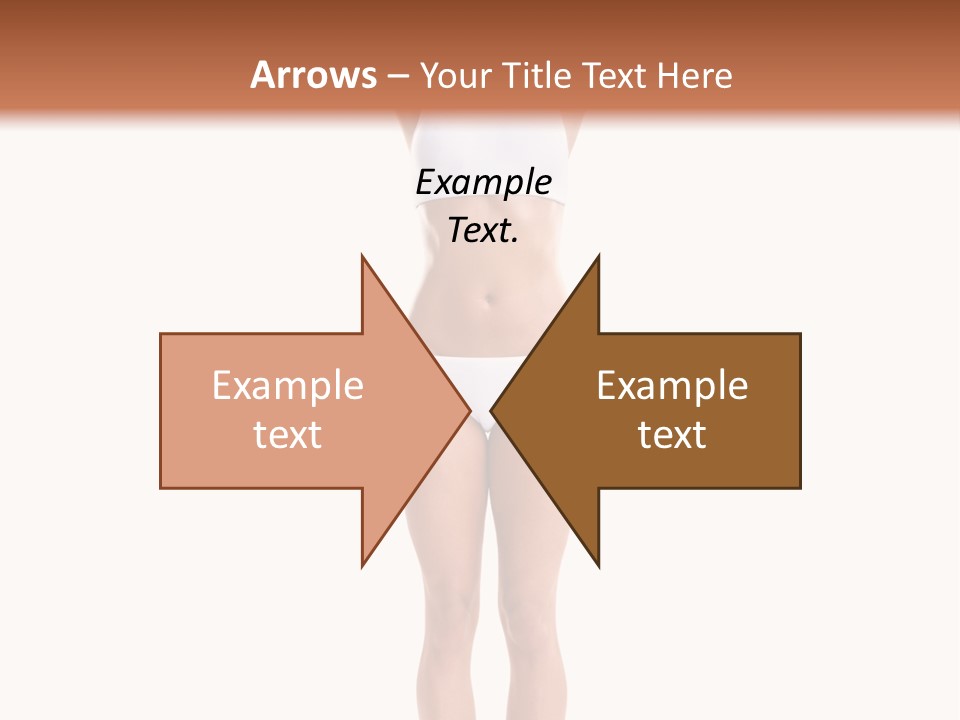 One Yoga Figure PowerPoint Template