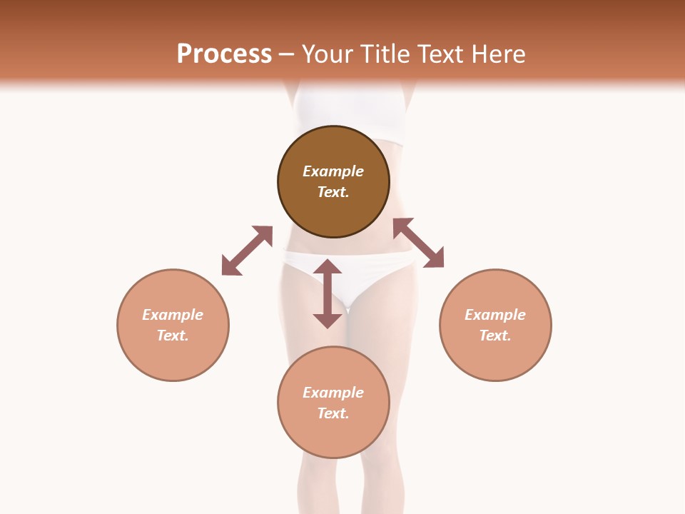 One Yoga Figure PowerPoint Template