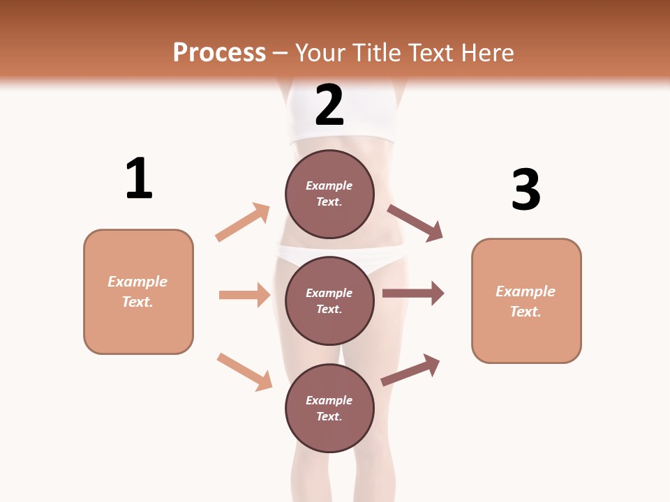 One Yoga Figure PowerPoint Template