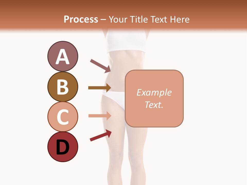 One Yoga Figure PowerPoint Template