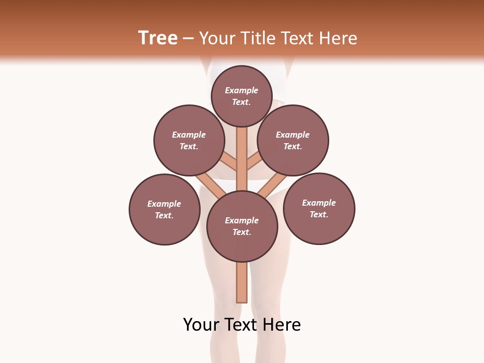 One Yoga Figure PowerPoint Template