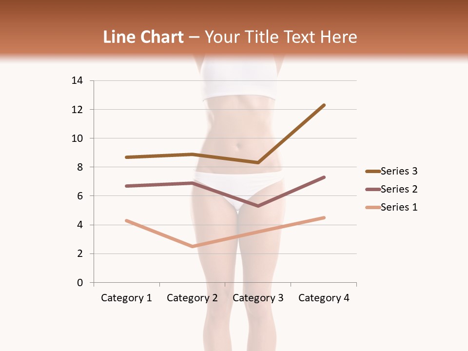 One Yoga Figure PowerPoint Template