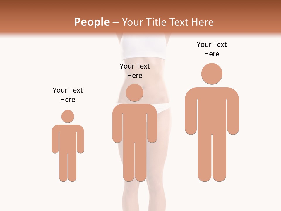 One Yoga Figure PowerPoint Template