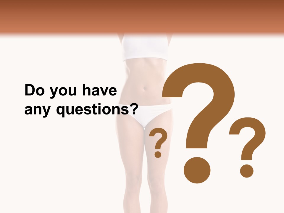 One Yoga Figure PowerPoint Template