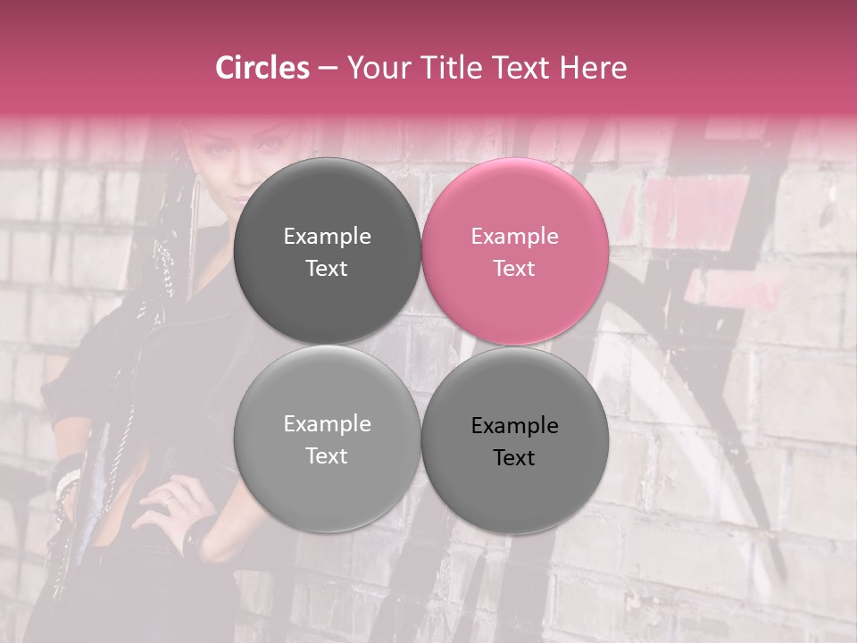 Lady Girlfriend Cute PowerPoint Template