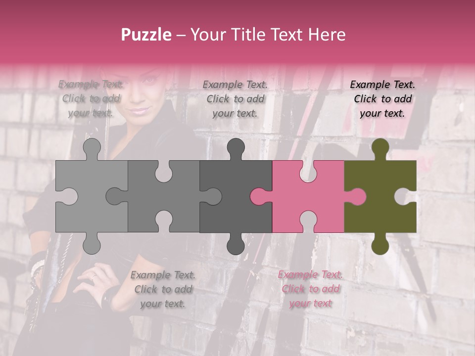 Lady Girlfriend Cute PowerPoint Template