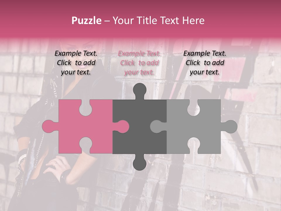 Lady Girlfriend Cute PowerPoint Template