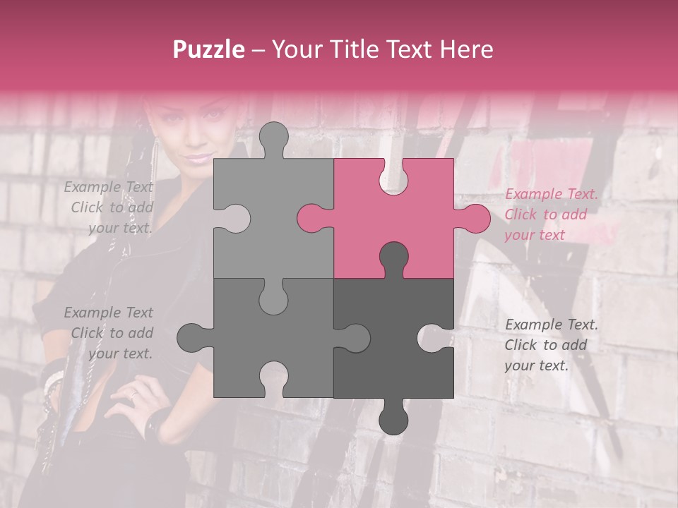 Lady Girlfriend Cute PowerPoint Template