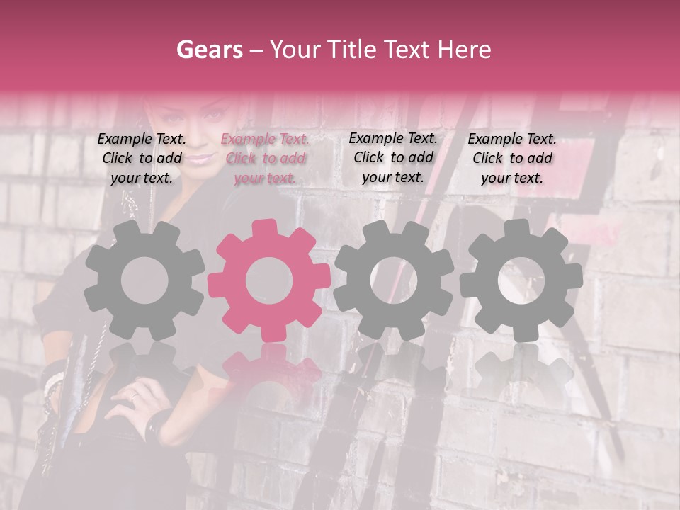 Lady Girlfriend Cute PowerPoint Template