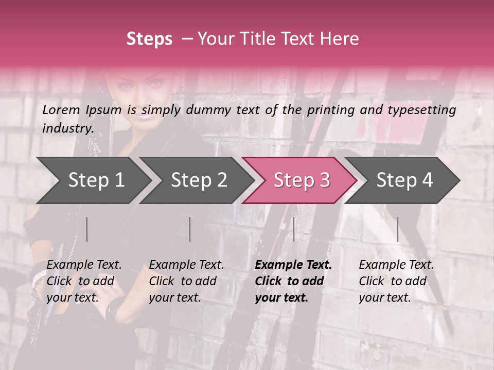 Lady Girlfriend Cute PowerPoint Template