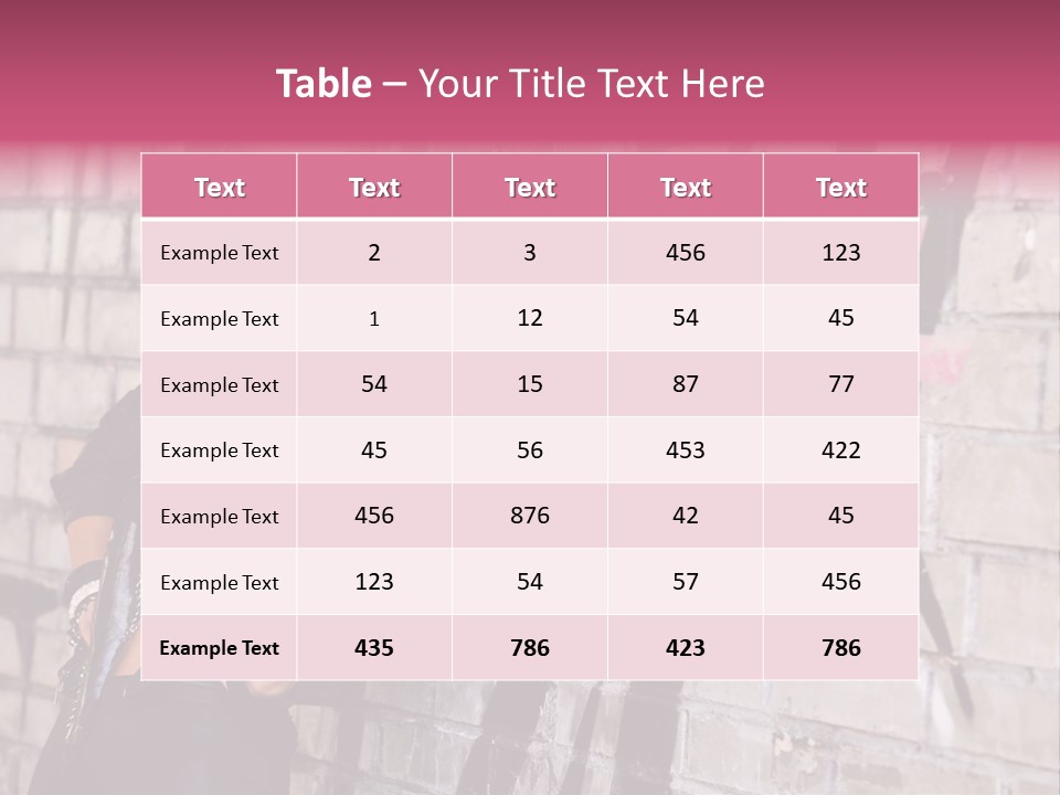 Lady Girlfriend Cute PowerPoint Template