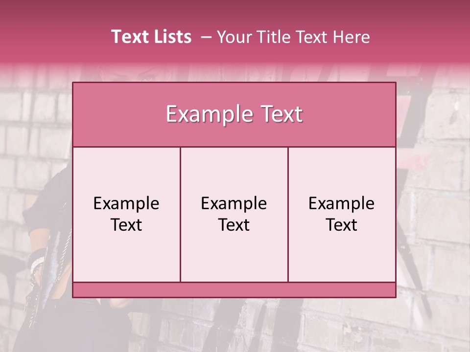 Lady Girlfriend Cute PowerPoint Template