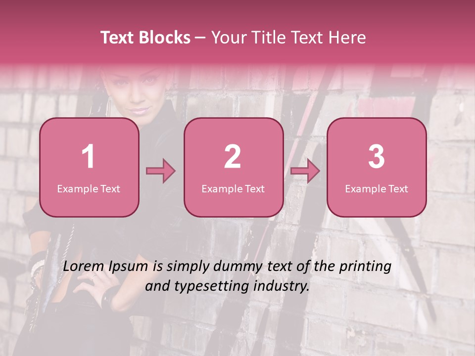 Lady Girlfriend Cute PowerPoint Template