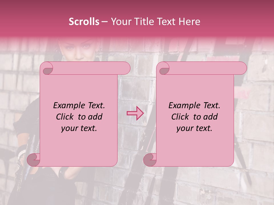 Lady Girlfriend Cute PowerPoint Template