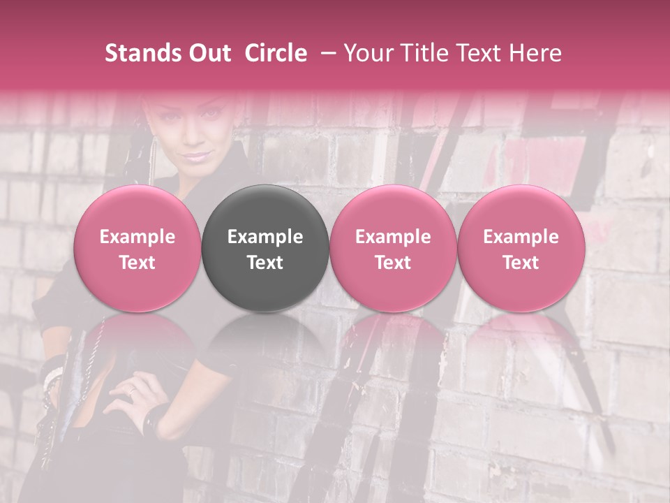Lady Girlfriend Cute PowerPoint Template