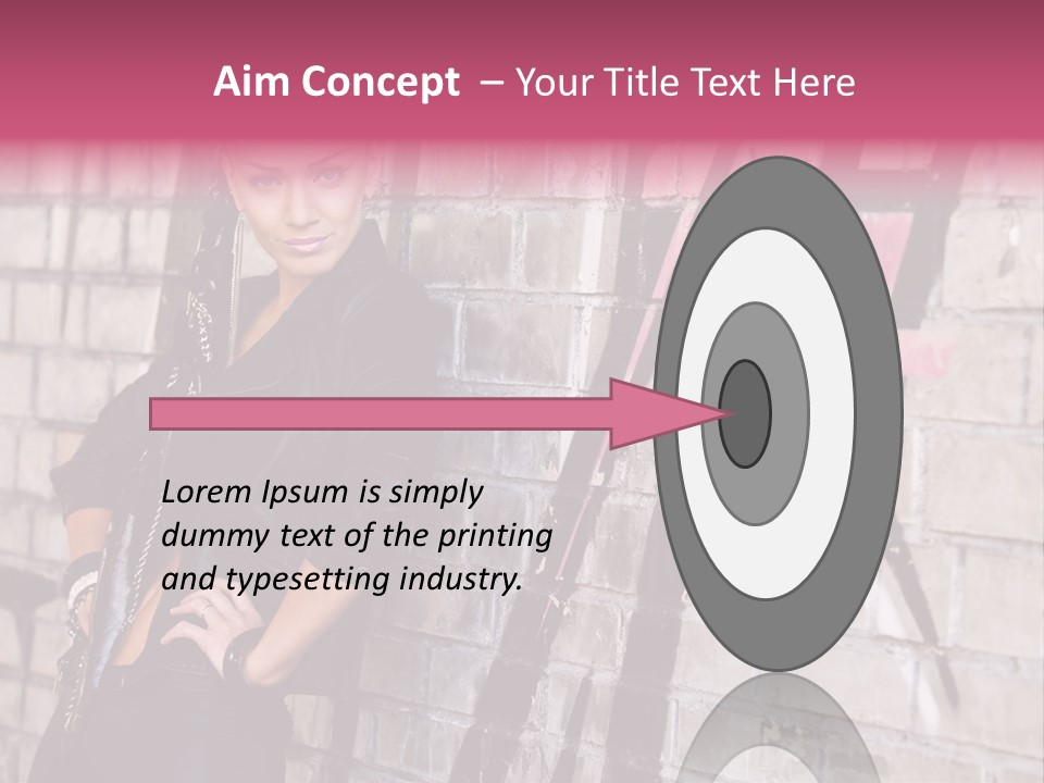 Lady Girlfriend Cute PowerPoint Template