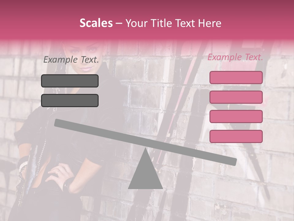 Lady Girlfriend Cute PowerPoint Template