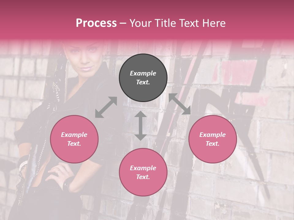 Lady Girlfriend Cute PowerPoint Template