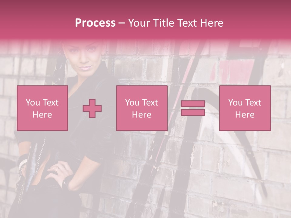Lady Girlfriend Cute PowerPoint Template