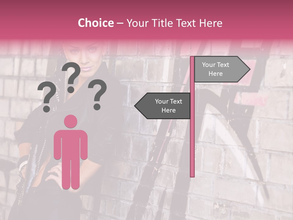 Lady Girlfriend Cute PowerPoint Template