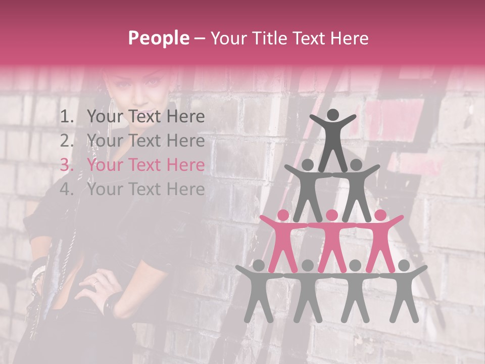 Lady Girlfriend Cute PowerPoint Template