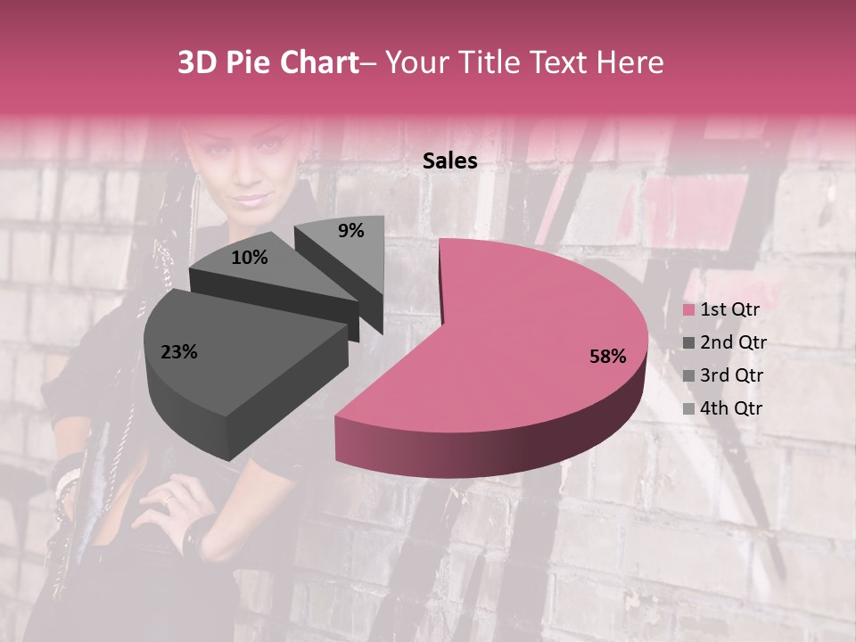 Lady Girlfriend Cute PowerPoint Template