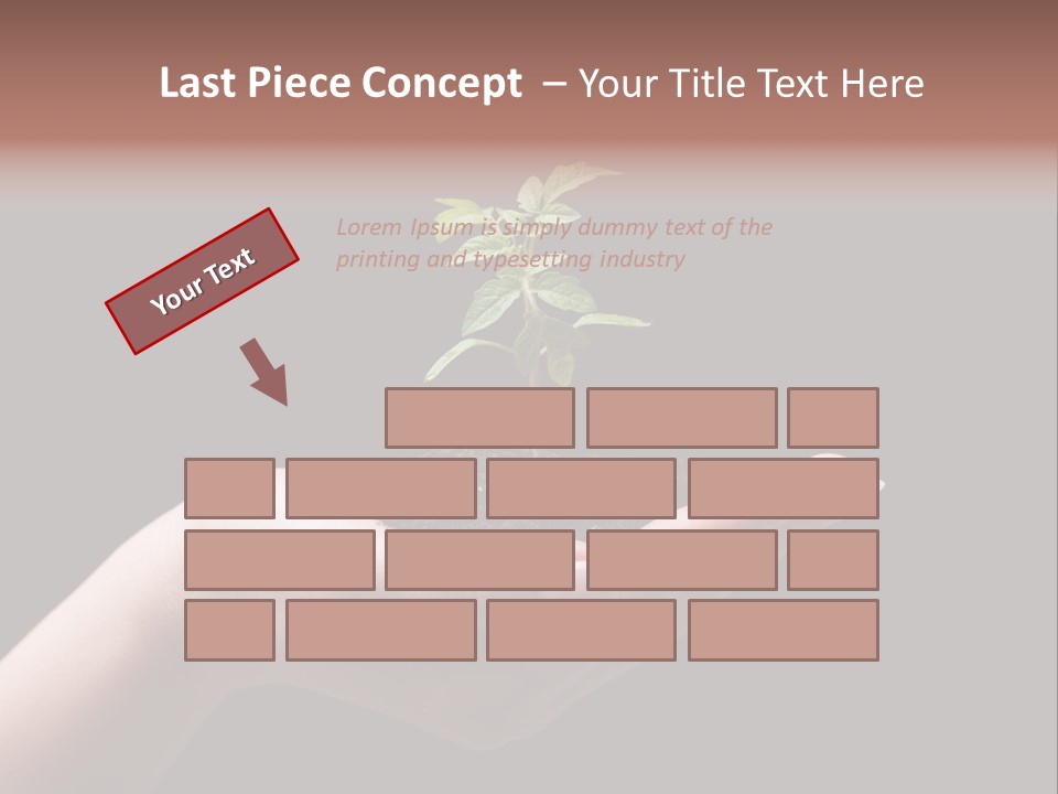 Fertile Grow Symbol PowerPoint Template