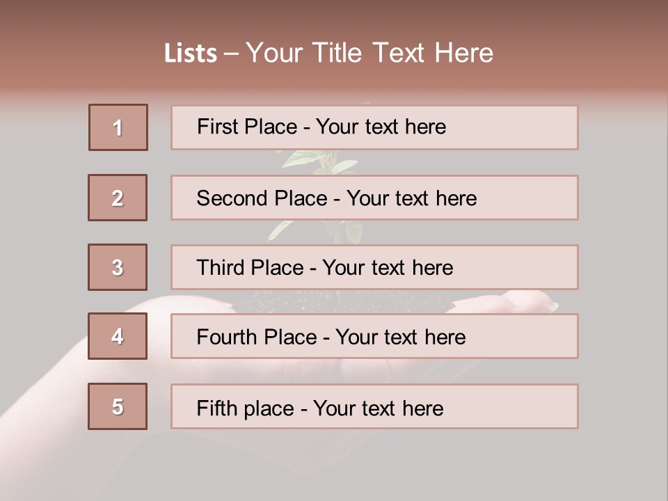 Fertile Grow Symbol PowerPoint Template