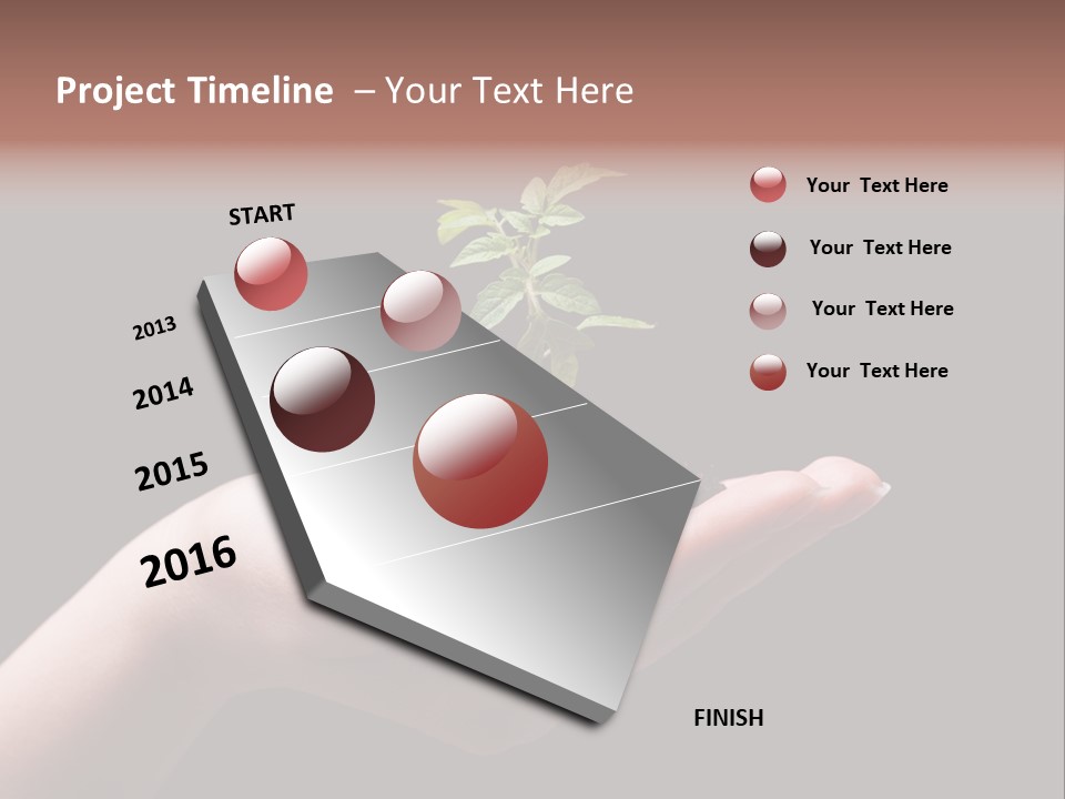 Fertile Grow Symbol PowerPoint Template