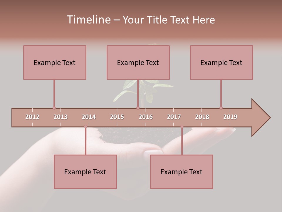 Fertile Grow Symbol PowerPoint Template