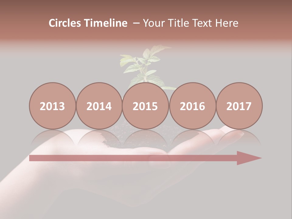 Fertile Grow Symbol PowerPoint Template