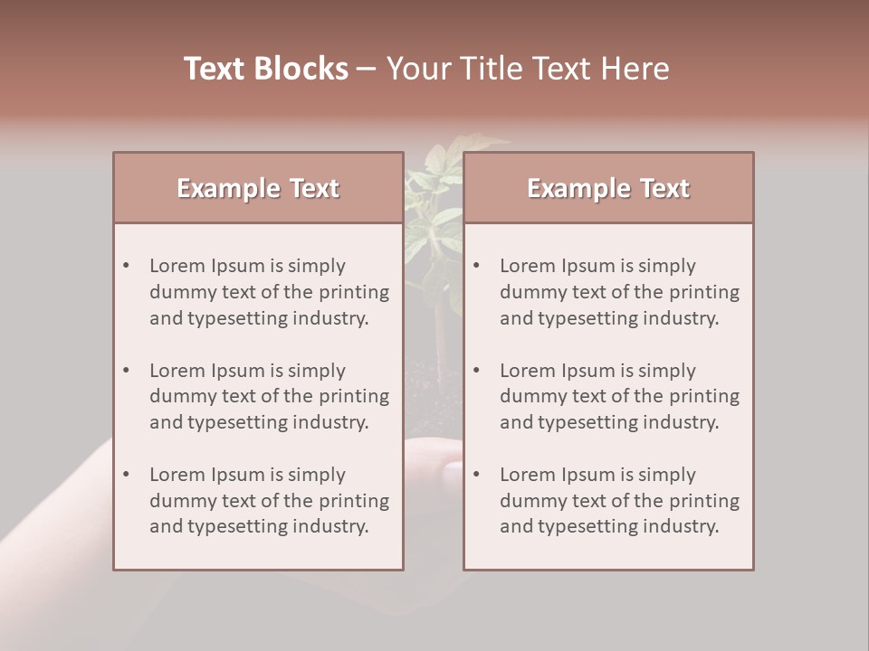 Fertile Grow Symbol PowerPoint Template