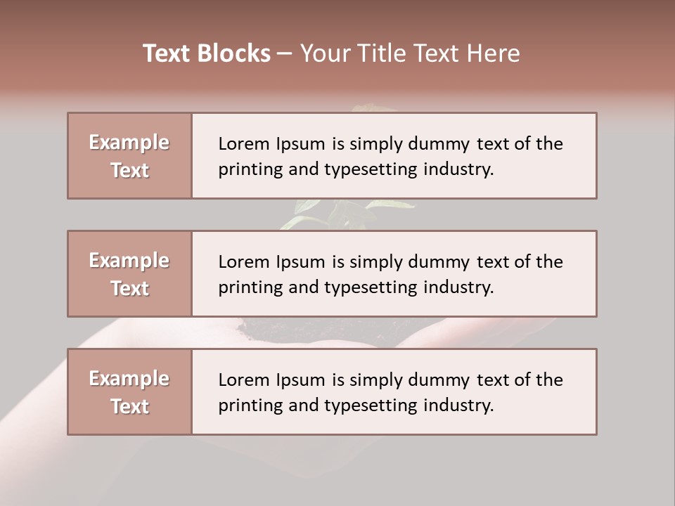 Fertile Grow Symbol PowerPoint Template