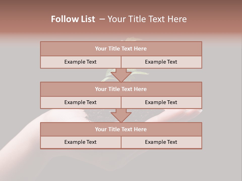 Fertile Grow Symbol PowerPoint Template