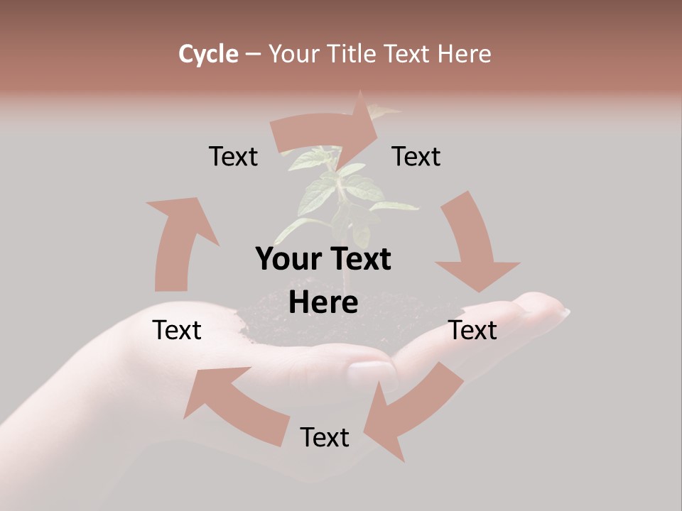 Fertile Grow Symbol PowerPoint Template